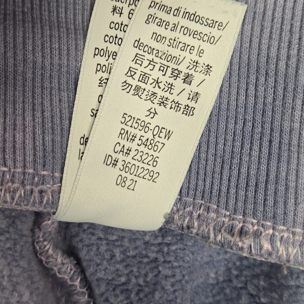 Victoria's Secret Fleece Mid Rise L Jogger Pants Blue/Pink Tie-Dye Cloud - Picture 10 of 10